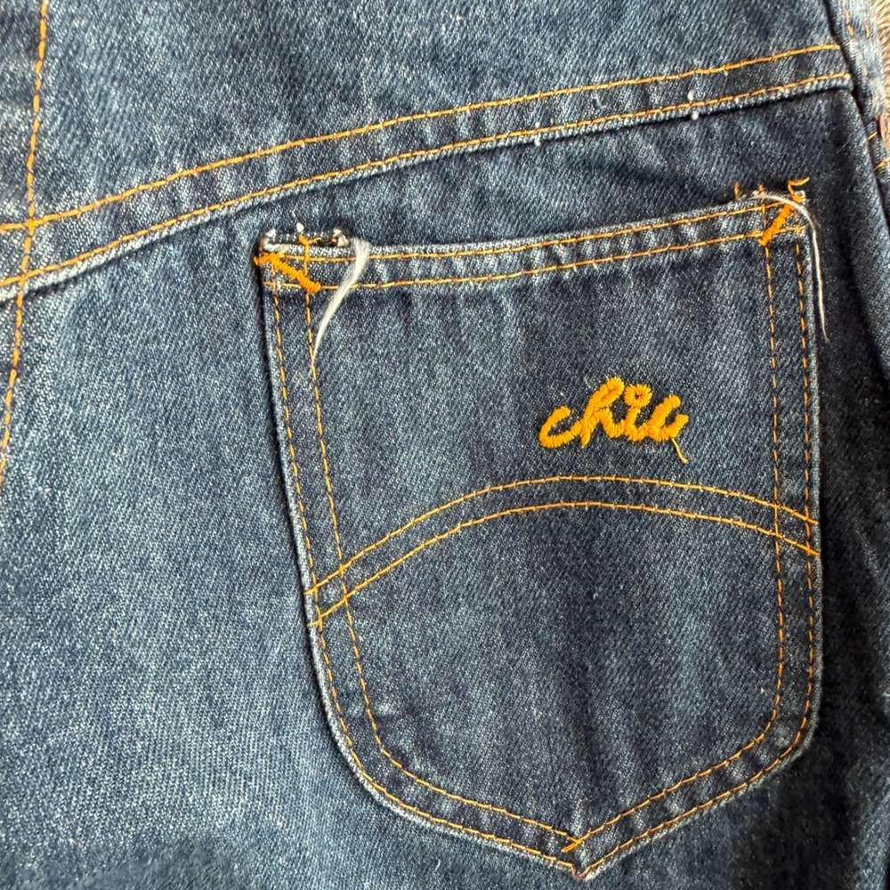 Vintage 80s‎ Chic H.I.S Denim MOM Jeans High-Waisted Women Size 25" Blue Western - Picture 3 of 10